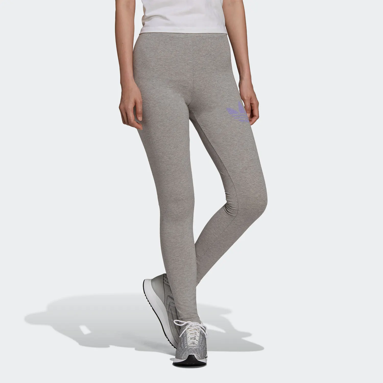 

Adidas genuine Trefoil women's training running sports tight pants H18060