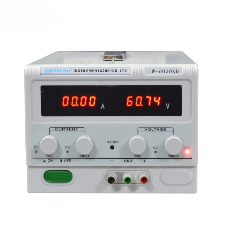 LED Digital Display 6020KD DC Regulated Power Supply Adjustable Switch 60V20A High-power DC Power Supply