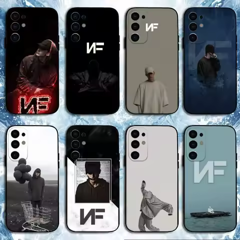 NF Rapper Phone Case For Samsung S25,S24,S23,S22,S21,S20,Plus,Fe,Lite,Others Black Cover