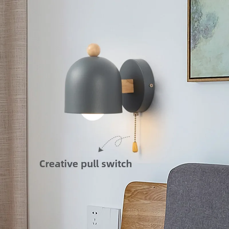 مصابيح حائط من الحديد الفني بجانب السرير النورديك لغرفة النوم والممر والفندق والدراسة والديكور الداخلي للمنزل وإضاءة الشرفة #2