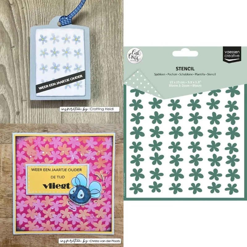 Nieuwe kerstballen kippen teksten rendier ster winter metalen snijden sterven siliconen stempel plakboek stencil fotoalbum DIY papier