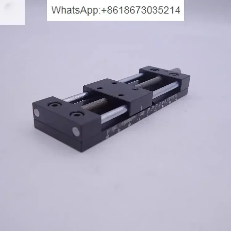 Manual Translation Stage X Uniaxial Displacement Stage One-Dimensional Slide Stage Stretching Stroke 10~160 for Precision Motion