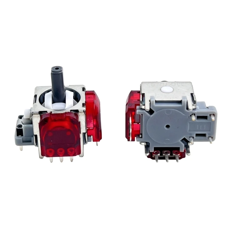 Q6PA Hall Effect Thumbstick Replacement Module 10 Pack with Design, Metal Frame and Solder Pin Format for Repair