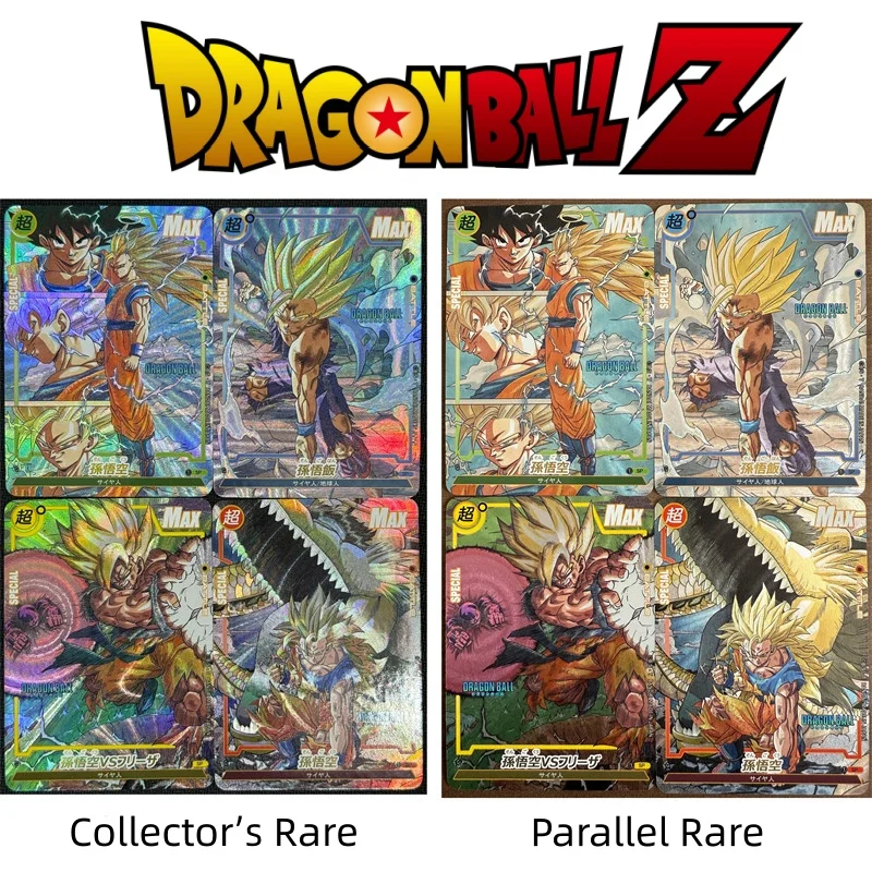 

Набор из 4 коллекционных редких складных флеш-карт Dragon Ball: серия Сон Гоку, аниме-карточки Сон Гохан, подарок для фанатов, сделай сам, DIY, комикс-серия