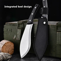 Wild Camping Style Knife Portable Knife Pocket Knife Wilderness Straight Knife Outdoor High Hardness Multifunctional Knife Straight Knife