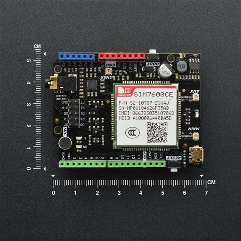 SIM7600CE-T 4G(LTE) Shield for Arduino