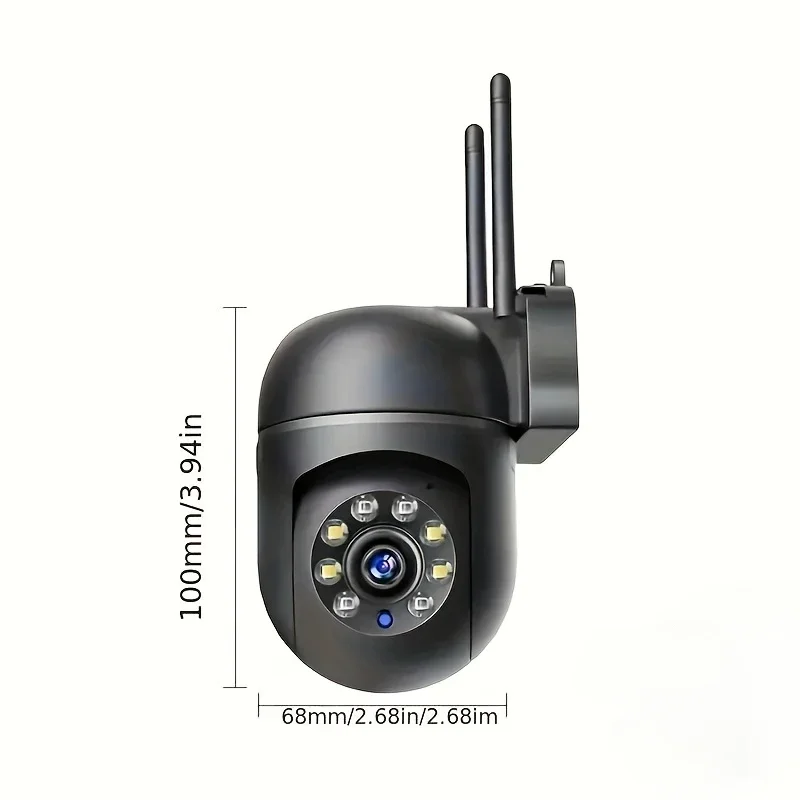 WIFI surveillance camera, 355 degree intercom home security camera, 2.4G home security system, home monitoring security system