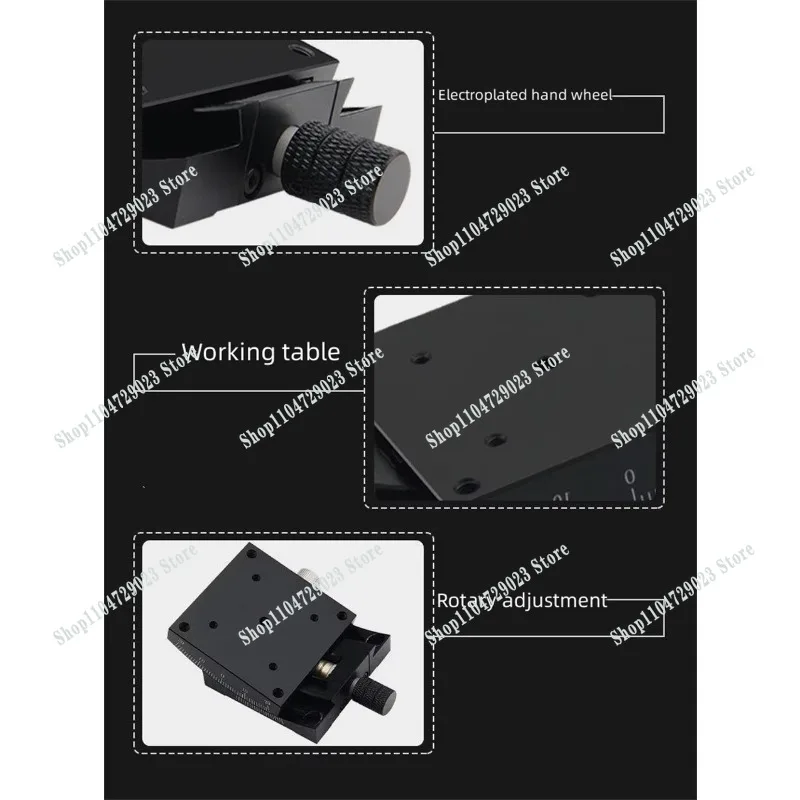 2026 Hot-selling GFWG60 high-quality manual XY linear goniometer micron displacement table positioning table