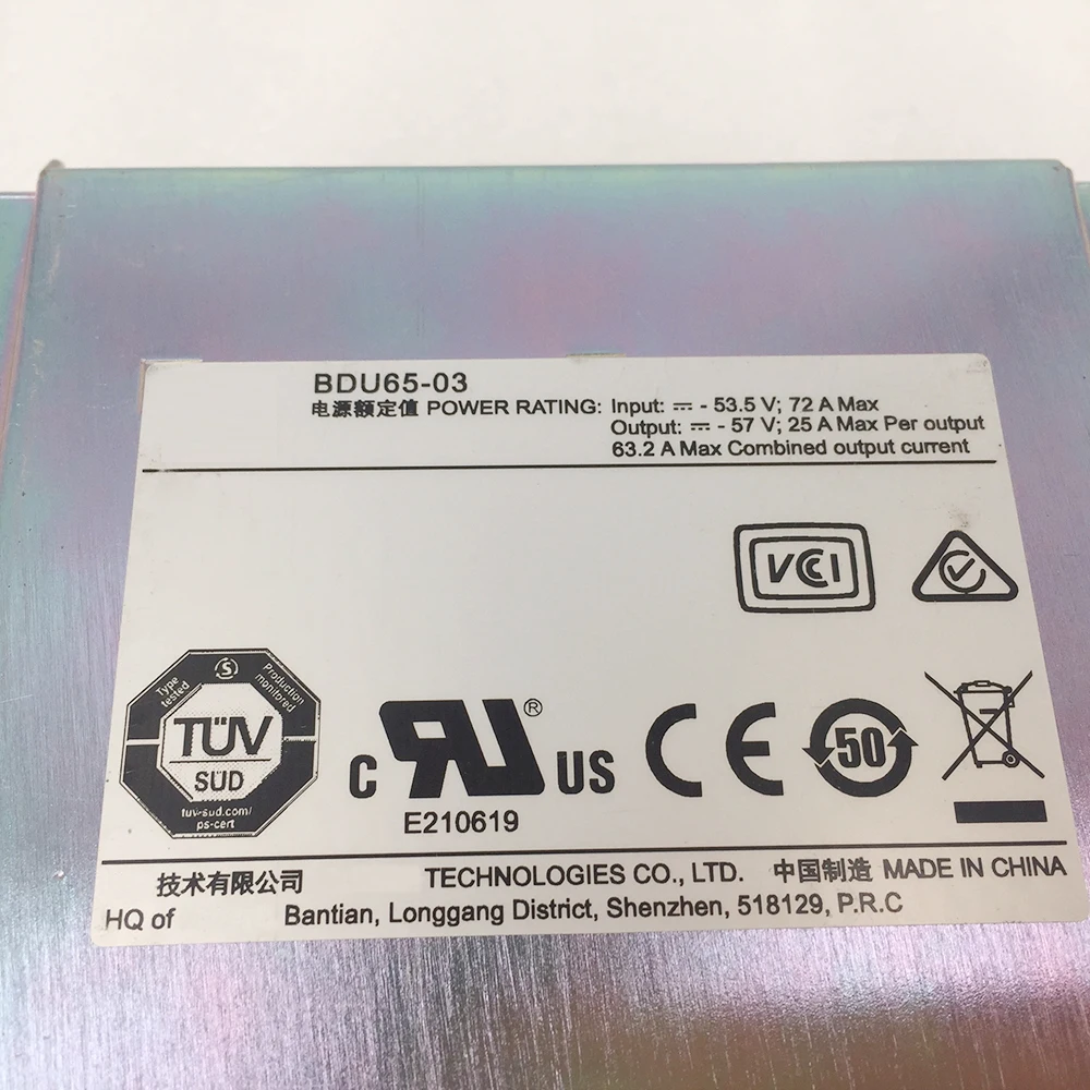 Communication Power Tech pour Huawei BDU65-03 entièrement testé