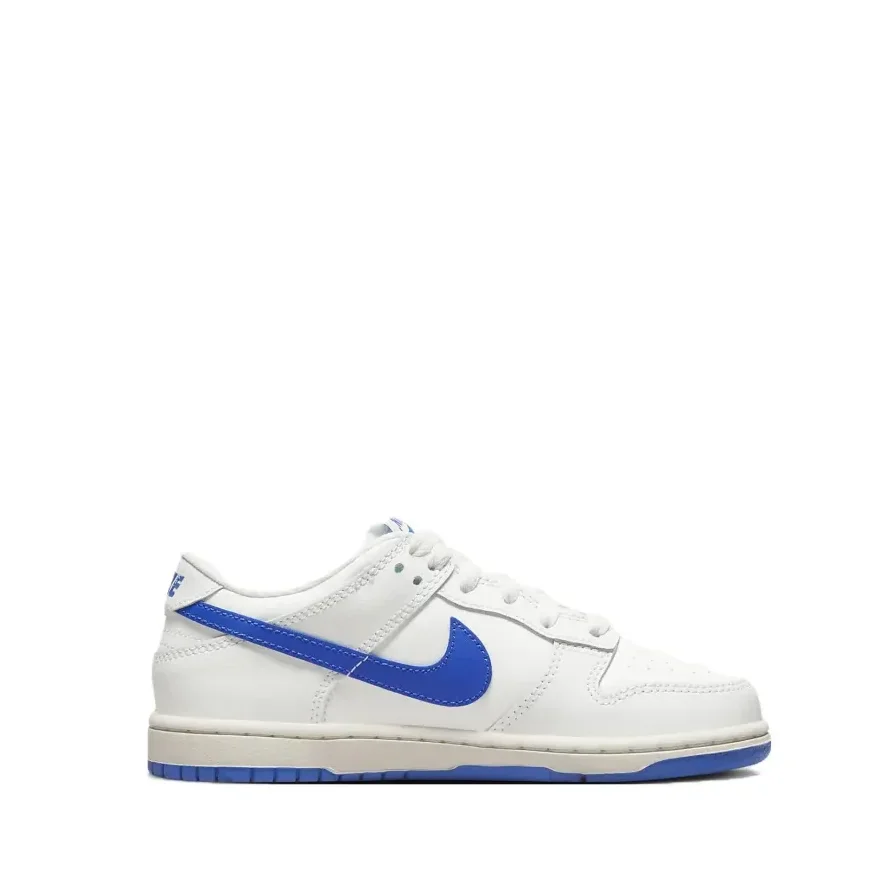 Nike Dunk Ps Casual Sports Low-Top Kidsren's Sneakers White and Blue Middle Kidsren