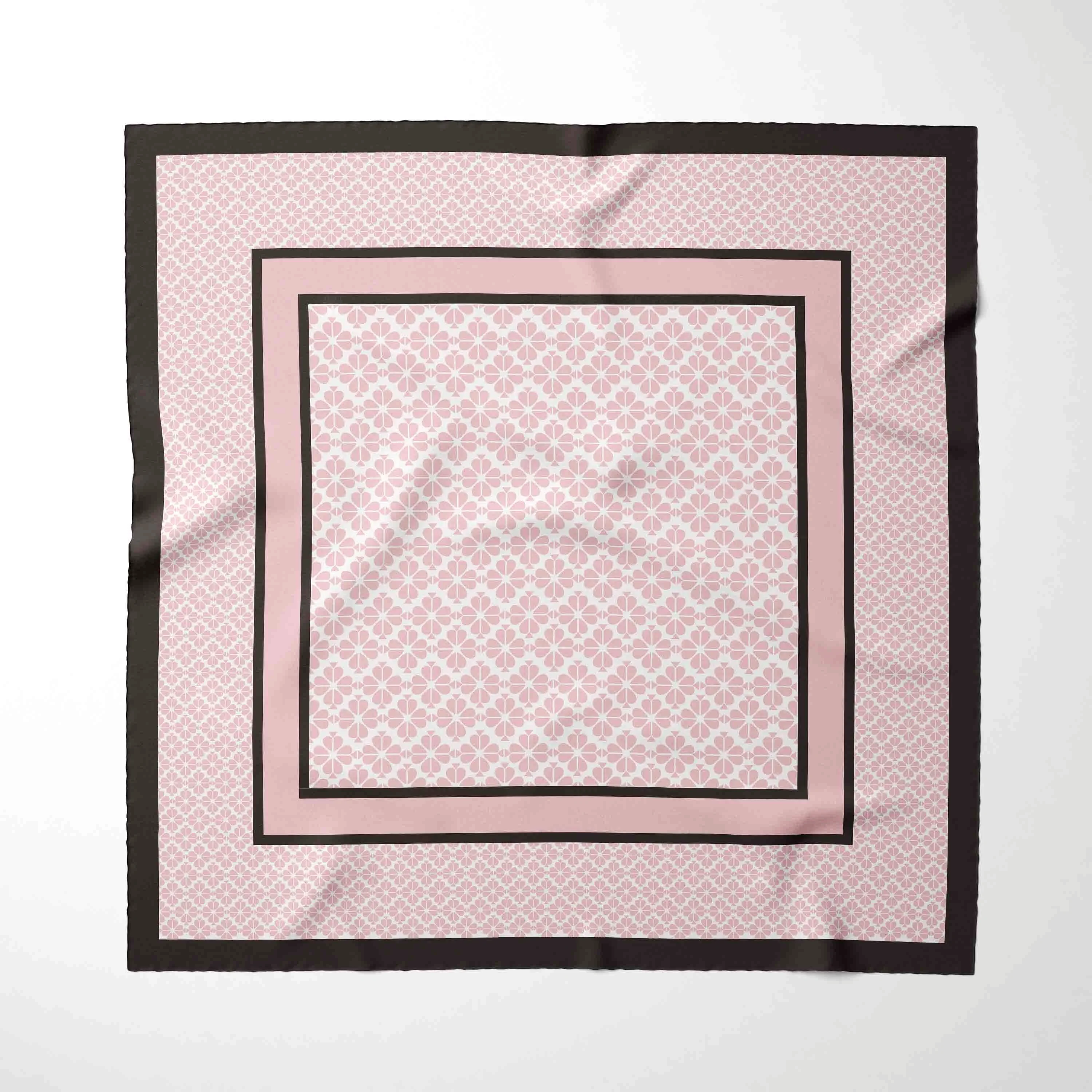 

2025 Fashion Silk Satin Hair Scarf Women Handkerchief Printed Female Square Head Bandana Small Neck Muffler Hijab Lady Girl
