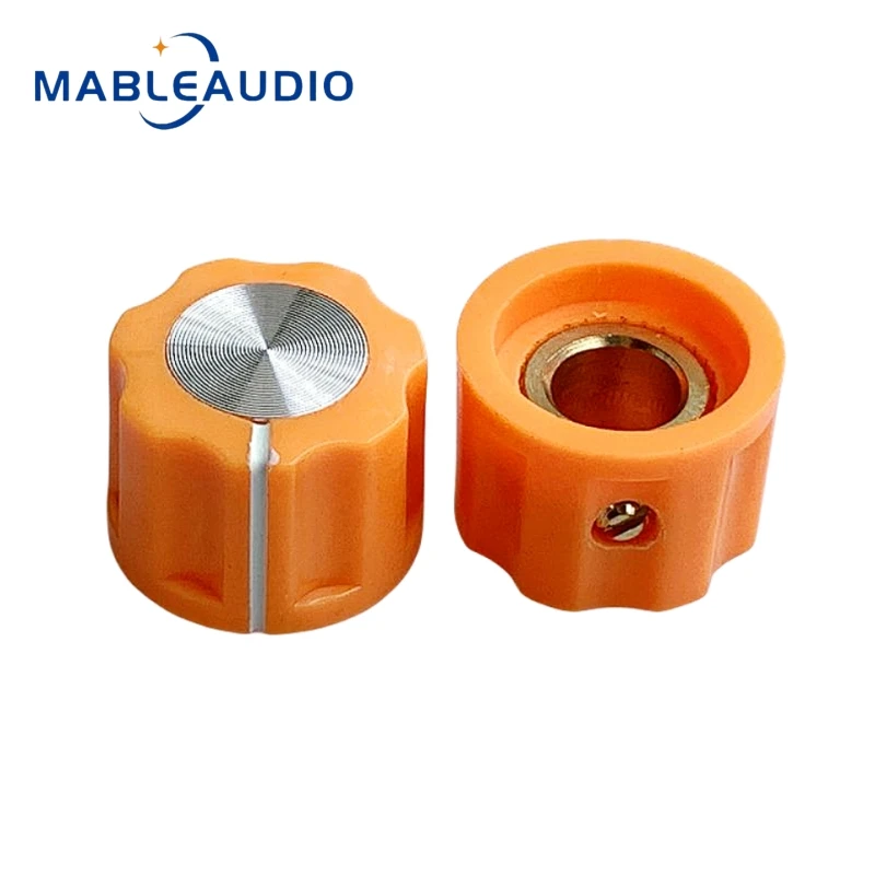 5 Stück 16x12 Gitarren-Leistungs verstärker knopf CD-Effektor Lautstärke regler Blende 6,4mm – Detail 7