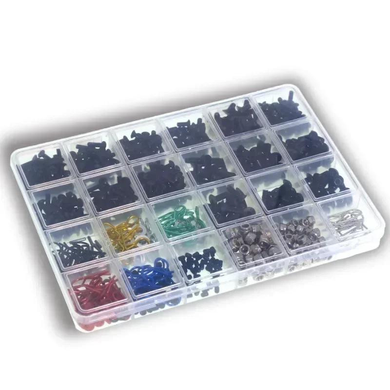 

Набор инструментов для ремонта металлических винтов, наборы шестиугольных винтов M3M4 для Trxs HPI Arrma SCX10 HSP RC Car Crawler