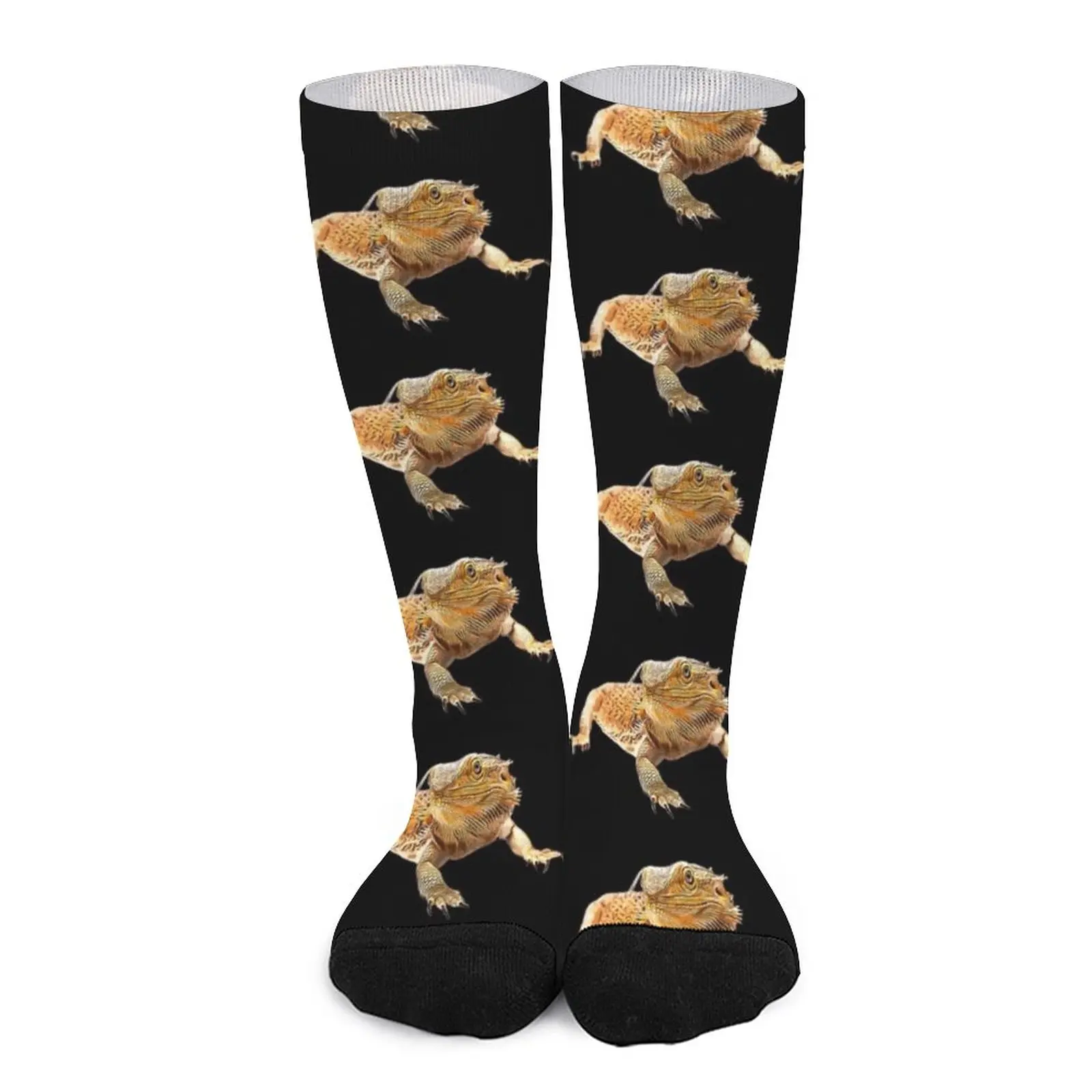 

Bearded Dragon - Look at me! Socks Women's compression sock men socks cotton Run