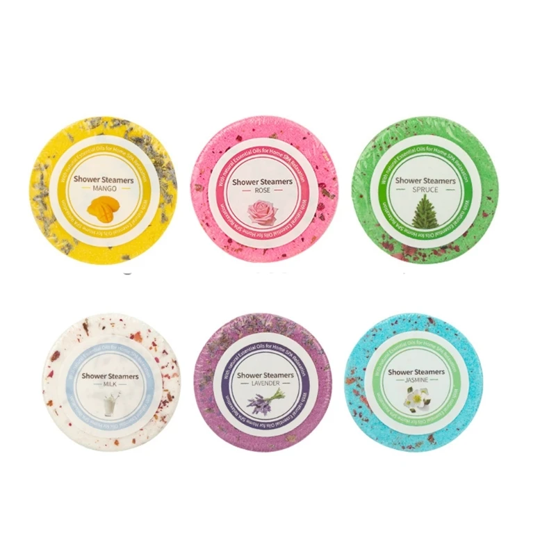 Paquete 6 vaporizadores ducha aromaterapia, vaporizadores ducha, tabletas ducha regalos bomba del