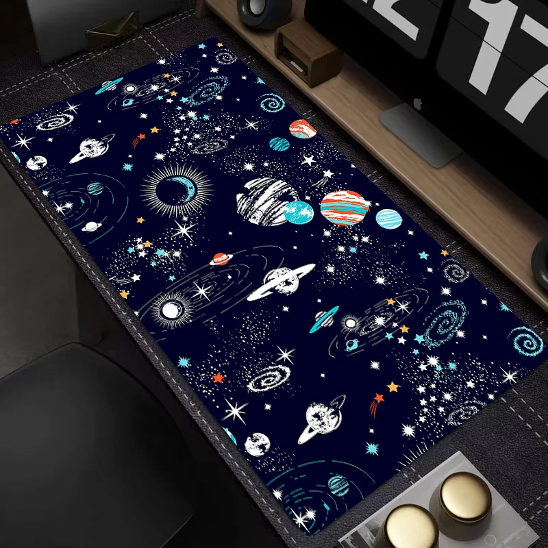 

Anime mouse Pad Cute Player Gaming Mechanical Keyboard pad Cosmic desk mat Office Accessories carpet Luxury rubber non-slip mat
