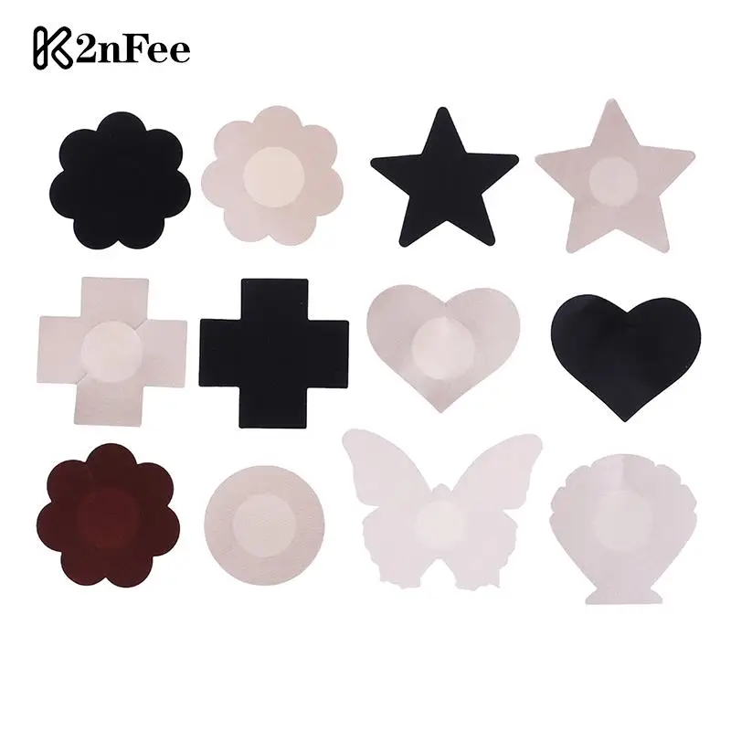 

Women Adhesive Nipple Pasties Nipple Covers Breast Invisible Boob Stickers Accessories Disposable Female Sticky Bra Holiday Gift