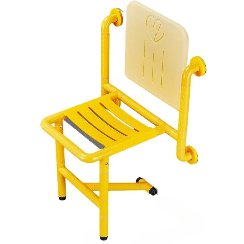 

Bathing chair for the elderly bathroom stool folding seat toilet shower safety non-slip armrest stool bath chair