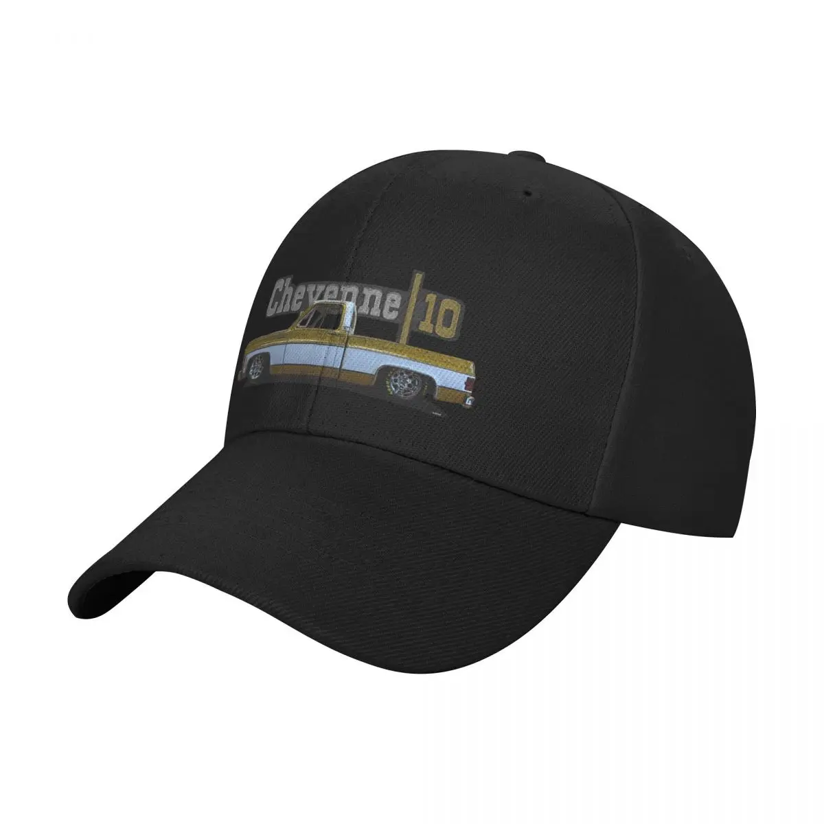 1973 Slammed Chevy C10 Cheyenne Baseball Cap Male hat Golf Cap Funny hats Cosplay Men's Women's