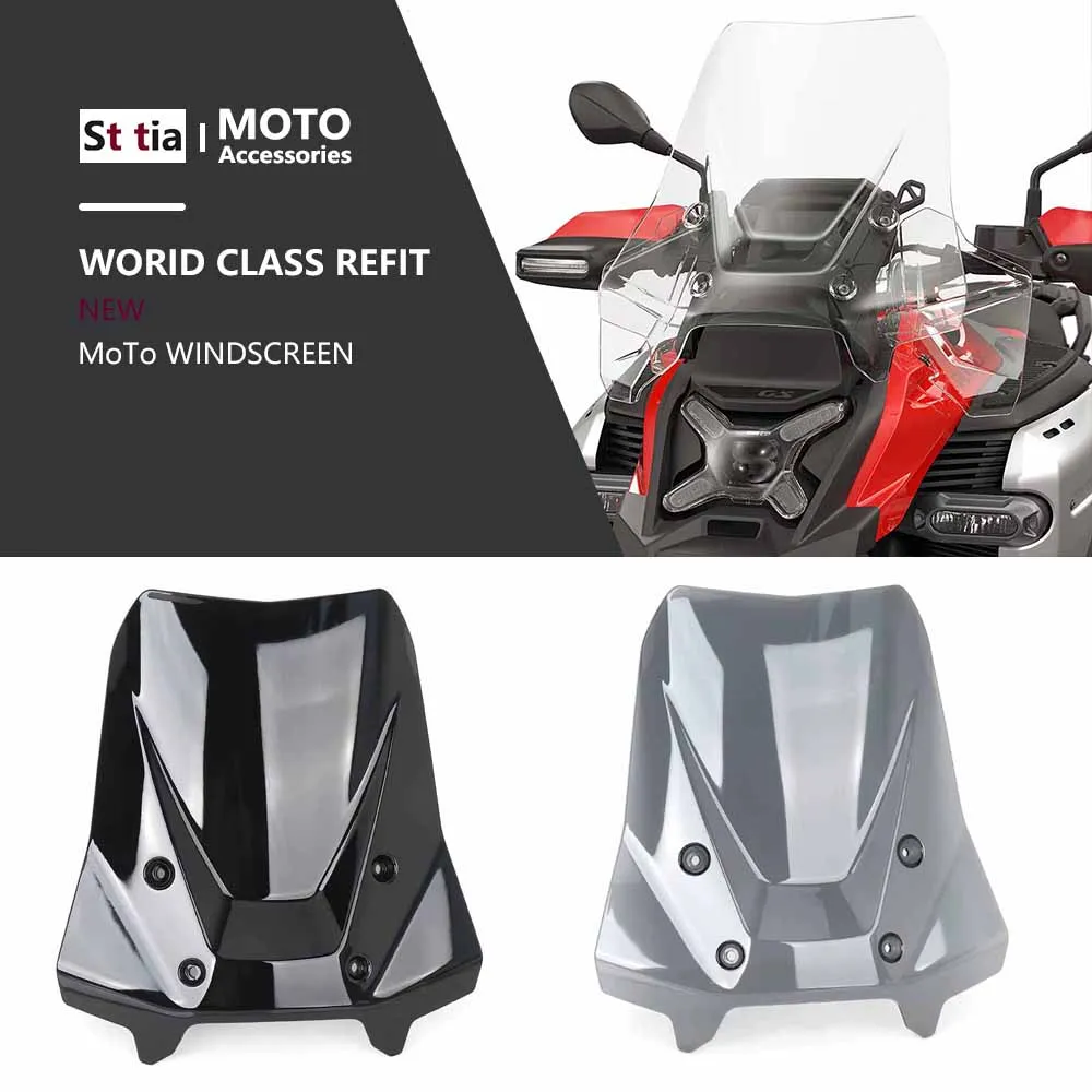 

Motorcycle Sports Visor Windshield Windscreen Wind Shield Guide Plate Screen For BMW R 1300 GS Adventure R1300GS ADV R1300gs