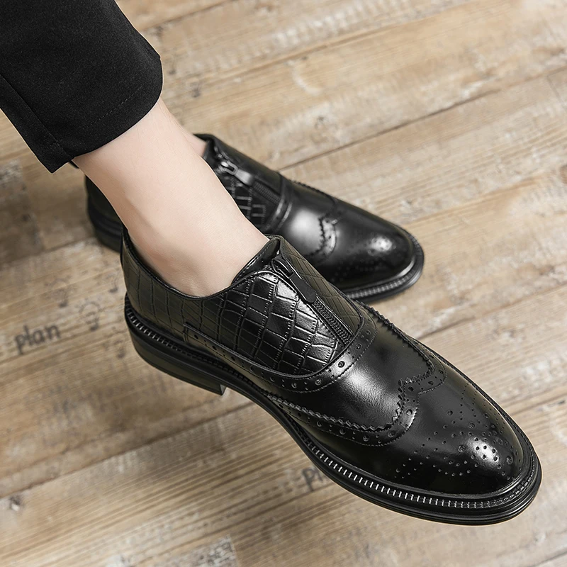 

Shoes Men Casual Leather Business Shoes formal Dress Tenis De Hombre Moccasins Mokasin Tenis Caballero Designer fashion