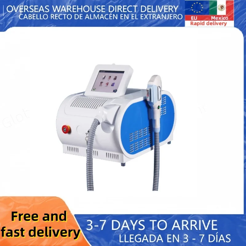 IPL OPT Beauty Machine for Salon-Level Permanent Hair Removal and Skin Regeneration, with 3 Tips and OEM Tongue Pieces