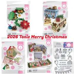 Tonic Christmas Street Advent Book Festive Fireplace Cutting Dies Diy Scrapbook Paper Diary Decoration Card Handmade Embossing