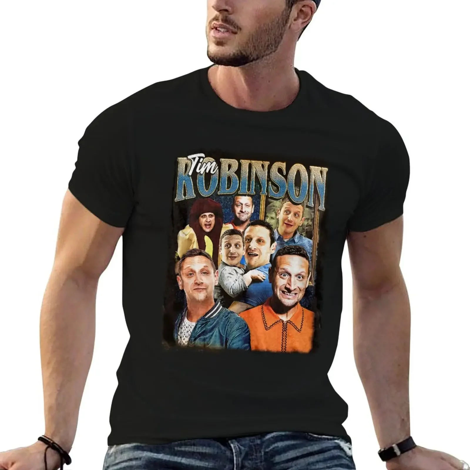 

Tim Robinson Vintage T-Shirt heavyweights plus size clothes cute tops essential t shirt clothes for men