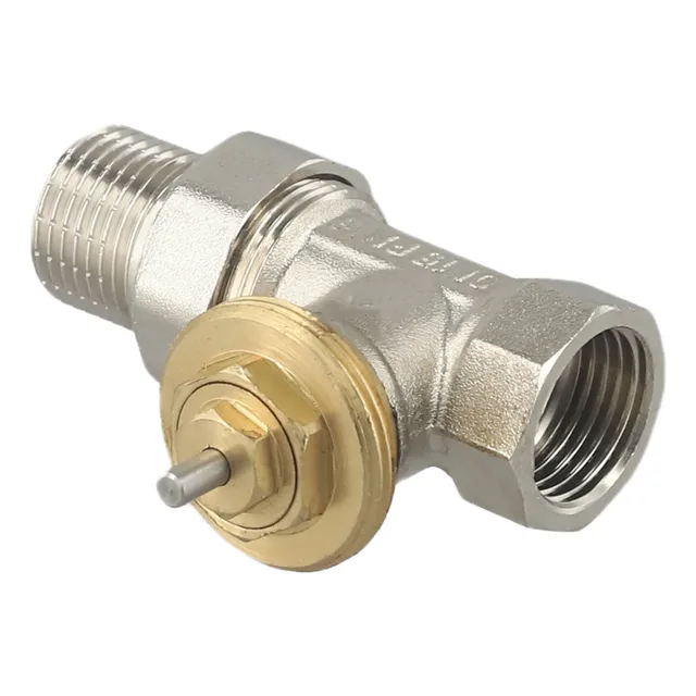 صمام لولبي DN15/DN20/DN25 Brass Thermostatic Regulating Valve Without Thermostatic Head M30x1.5mm Thread Self-regulating Control Va الماء والبخار — تفصيل 2