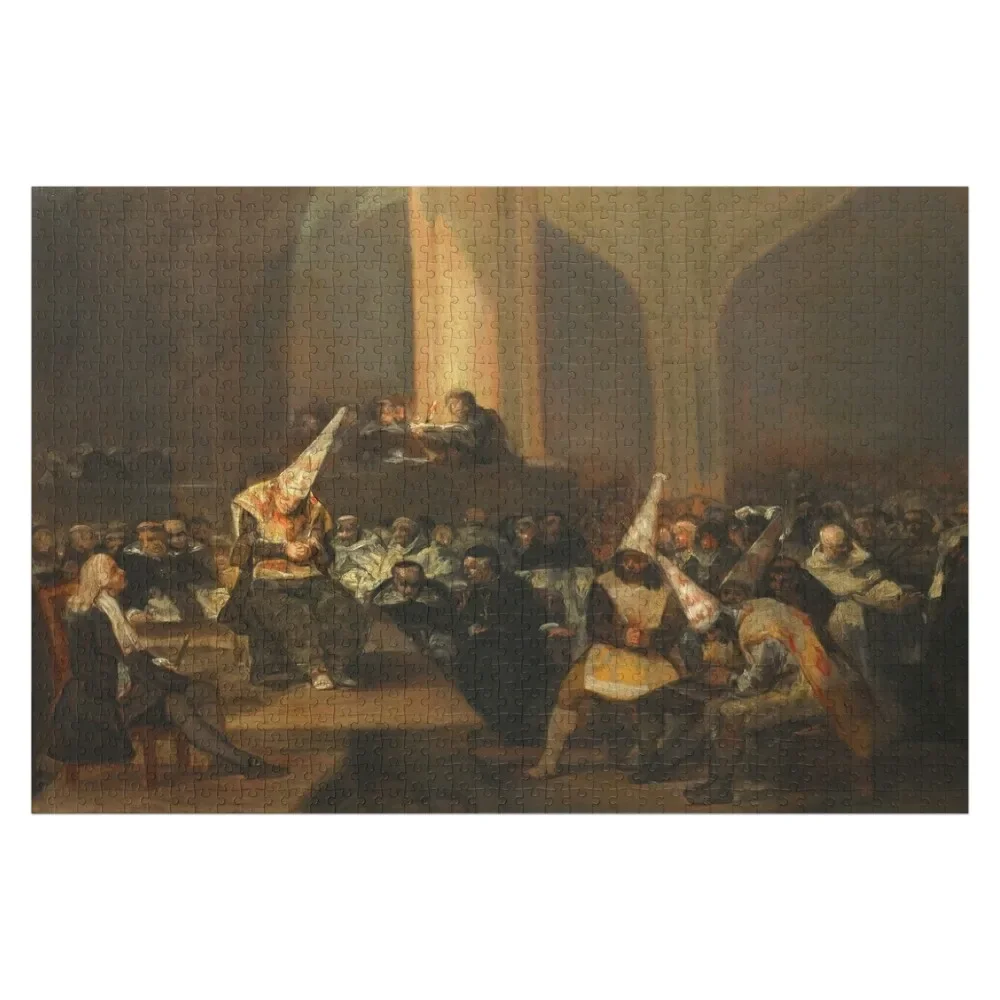 

Escena de Inquisición by Francisco de Goya (1808-1812) Jigsaw Puzzle Photo Personalized Gifts Wood Photo Personalized Puzzle