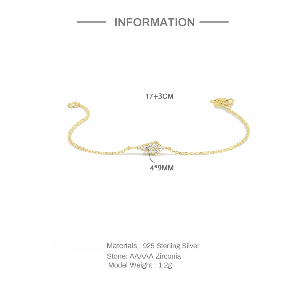 ROXI Mini Kite Pattern Micro Inlaid Zircon Cute Women\'s Bracelets 100% 925 Sterling Silver Exquisite Luxury Bangle Fashion Gift