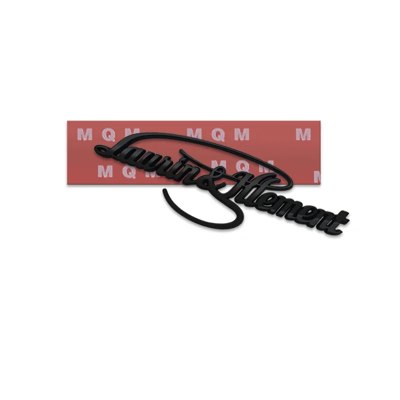 

2026 New Hot For Skoda Car Sticker Car-Styling Metal Laurin & Klement Emblem Car Badge For Skoda L&K MK2 Kamiq Fabia Rapid Yaris