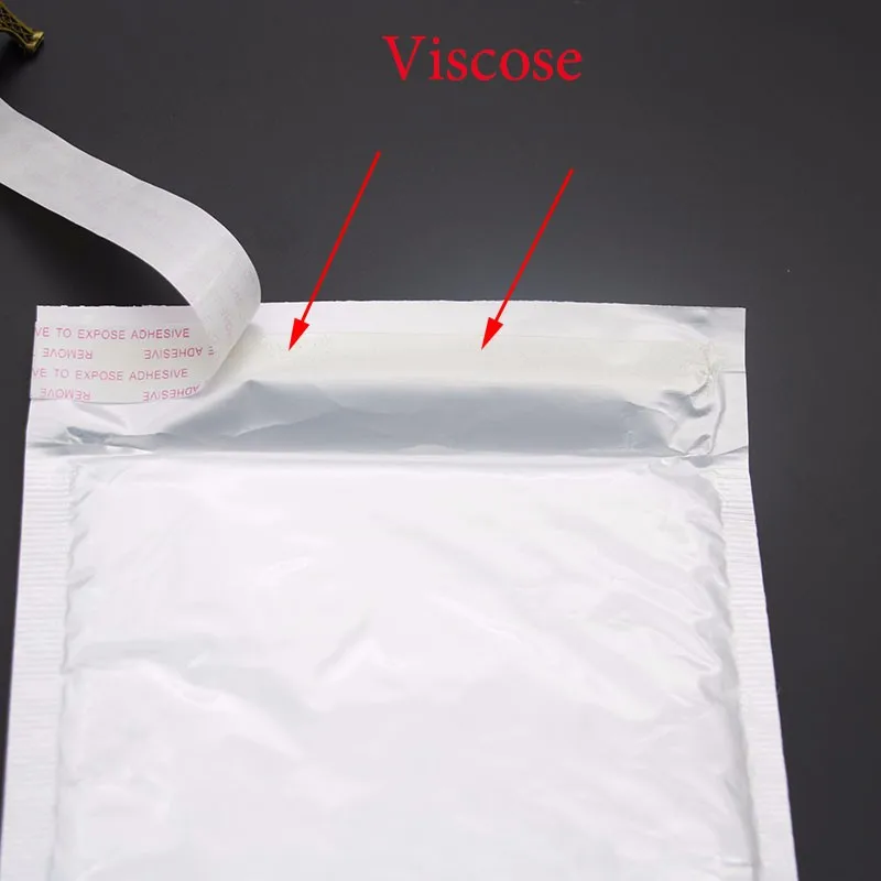 Wholesale 50 Pieces/batch Manufacturer White Bubble Bag Mail Envelope Courier Shipping Packaging Envelope Paper 13x17cm