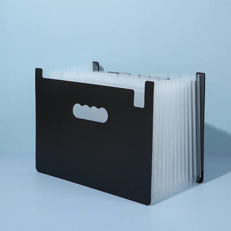 

2Pcs Rainbow Accordion File Organizer 10 Pocket Expanding Document Bag with Zipper Closure | Portable Office Student Folder