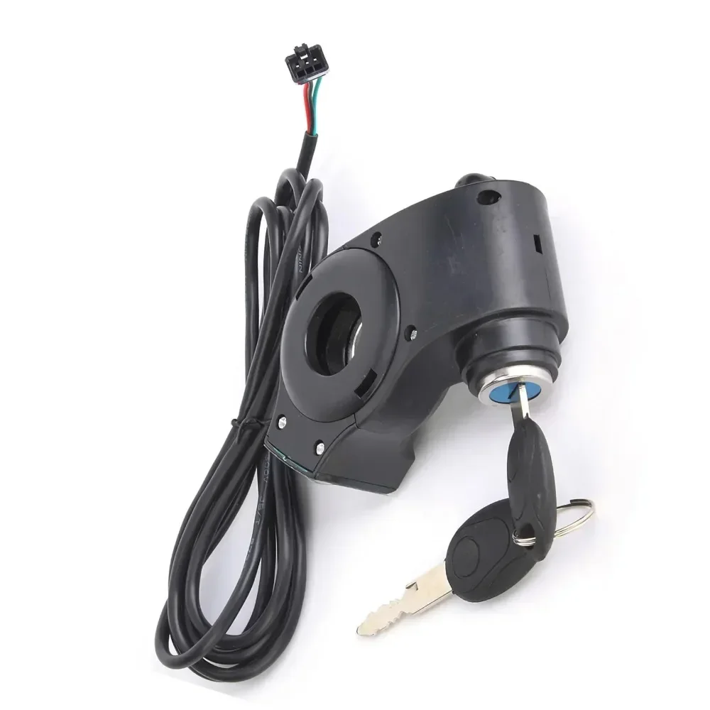 Digital Display Ignition Key Start Switch Assembly Power Lock For 10 inch KUGOO M4 M4 Pro Electric Scooter Replacement Part