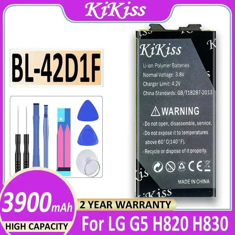 

Battery BL-42D1F 3900Mah For LG G5 H820 H830 H831 H840 H850 H860N H860 H868 F700 VS987 LS992 US992 F700L F700S F700k BL 42D1F