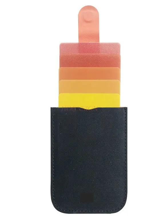 

1 шт., выдвижная сумка, мужской и женский деловой простой ультратонкий кошелек, градиентная банковская карта, набор удостоверений личности, коробка для визитных карточек