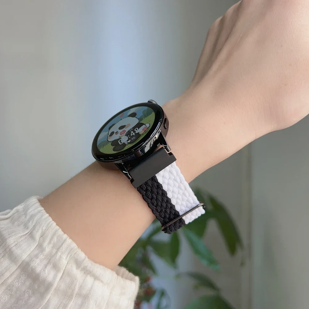 Bonita correa de nailon para reloj Samsung Galaxy Watch 7 FE 5 Pro 4 6 classic 44mm 40mm pulsera deportiva correa Galaxy Watch 7