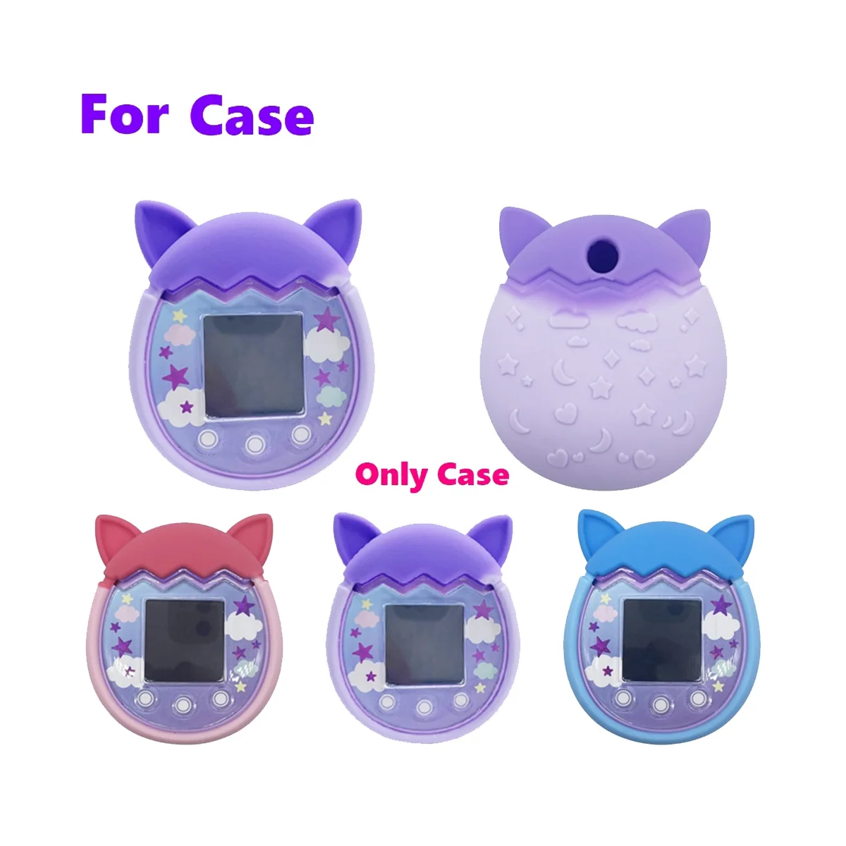 Para Tamagotchi Pix Silicone Capa Eletrônica Pet Machine Shell (C)