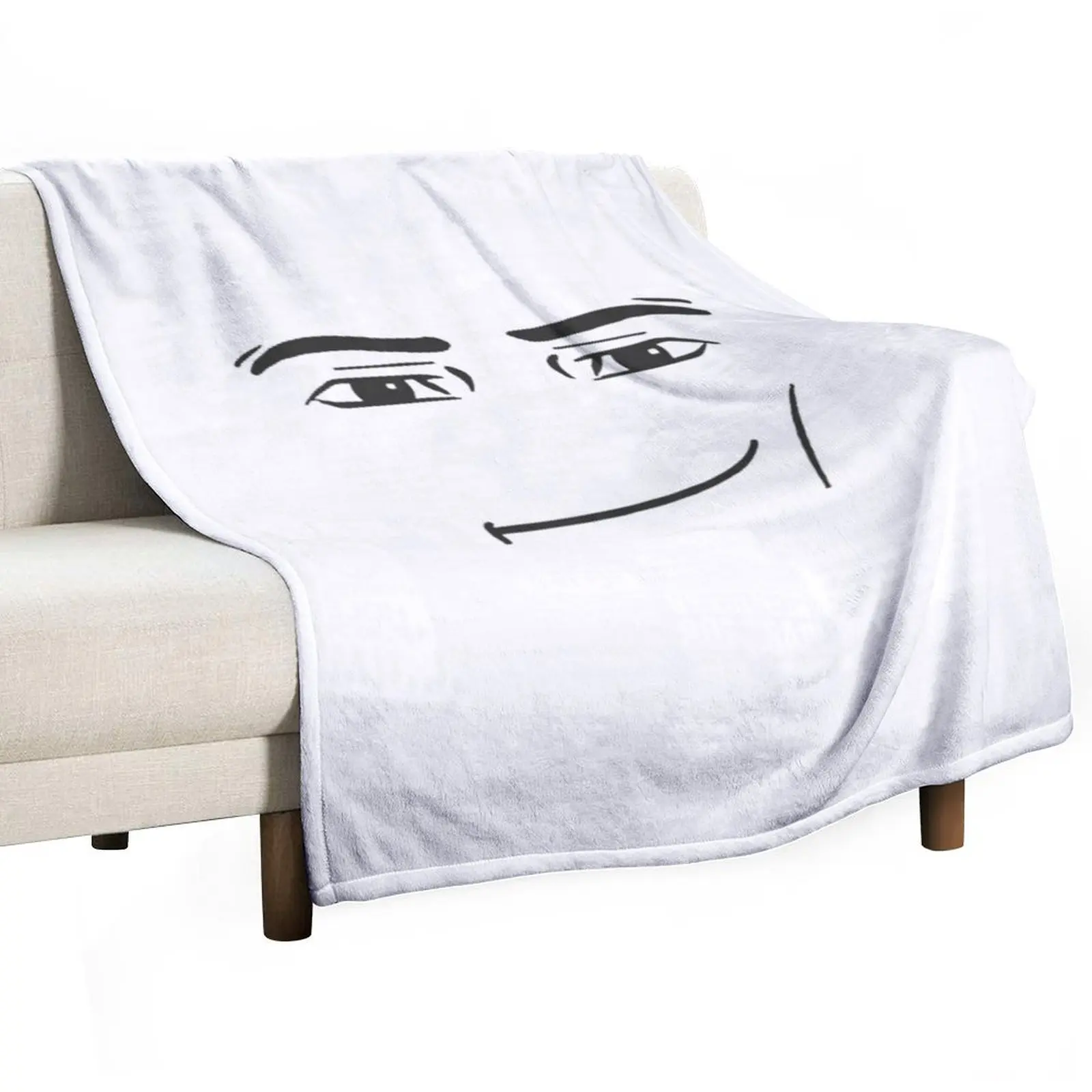 

The Man Face Throw Blanket Soft Plaid Heavy for babies cosplay anime Blankets