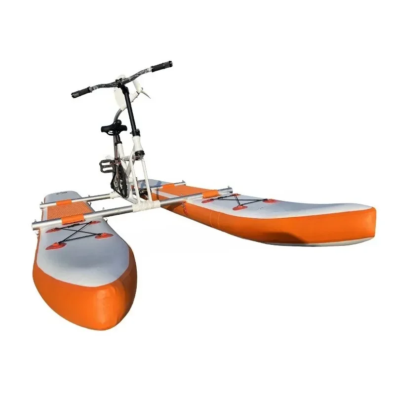 Water bicycle inflatable rubber equipment single water inflatable bicycle sightseeing water pedaling cruise