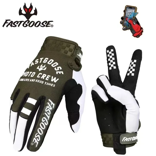 Touchscreen Snelheid Stijl Twitch Motocross Handschoen Rijden Fietshandschoenen MX MTB Off Road Racing Sport Fietshandschoen F02