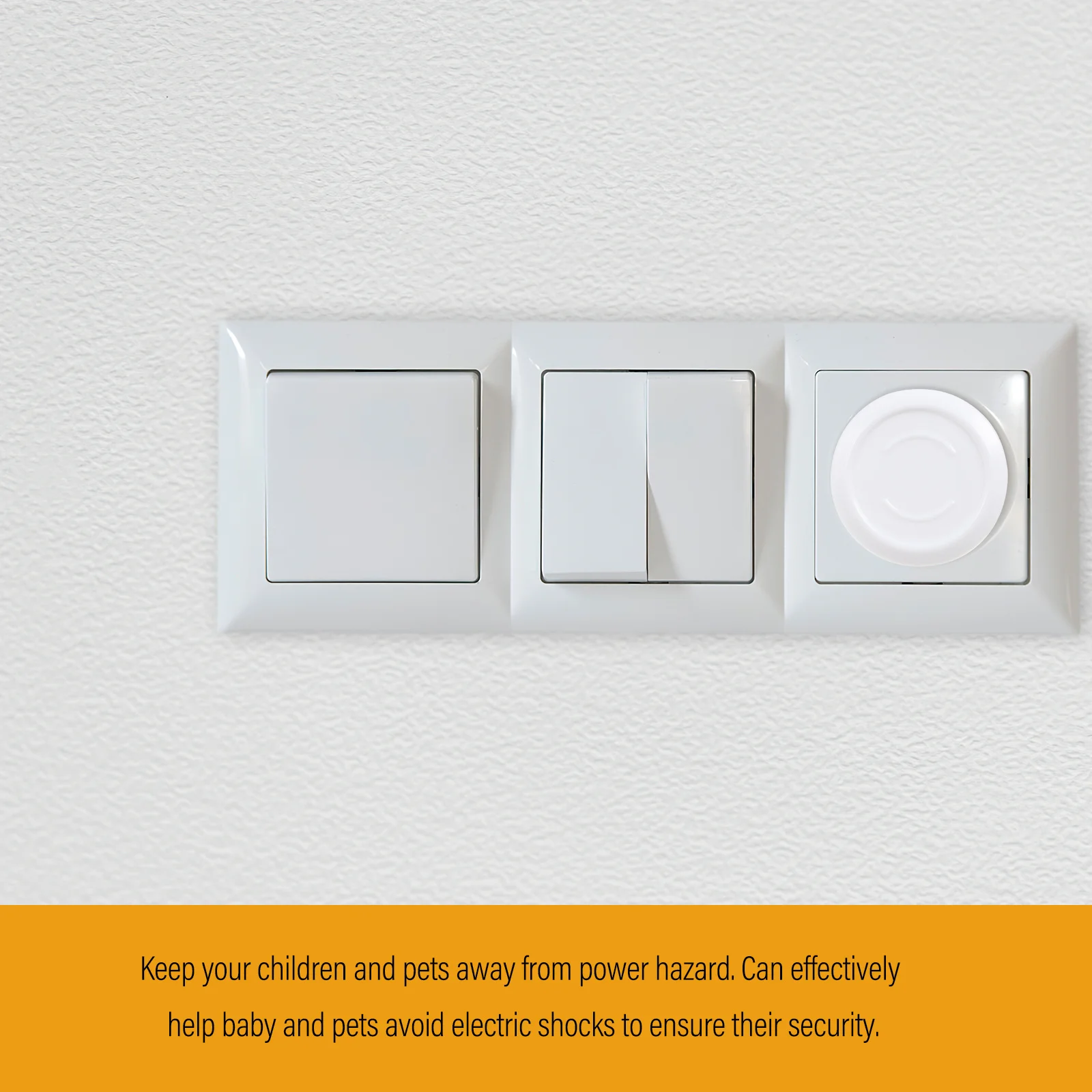 10 pçs tampas de soquete à prova de bebê protetores de tomada elétrica design resistente para capas de tomada de segurança em casa