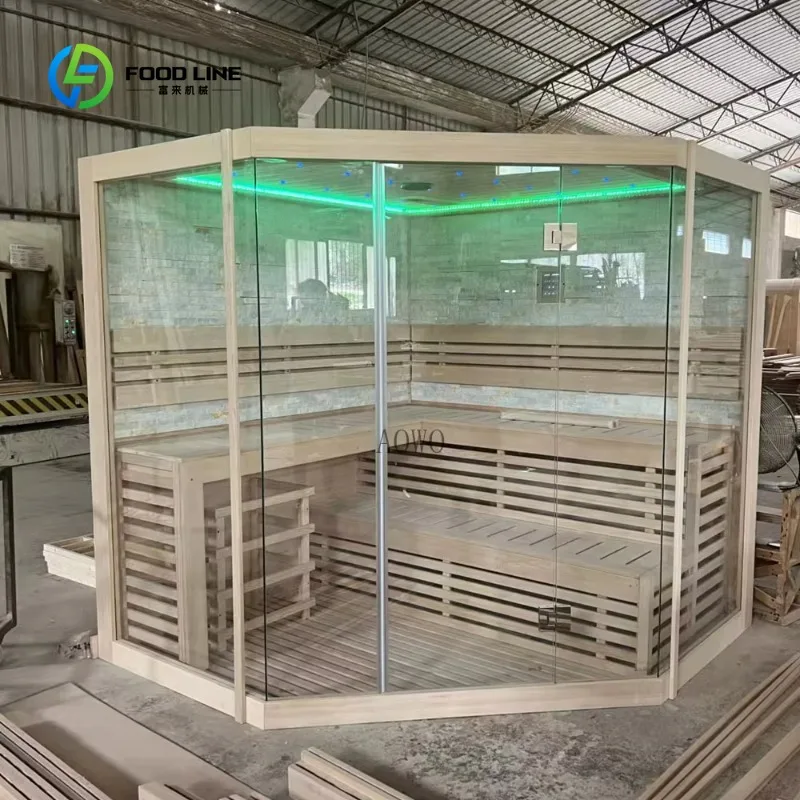 Customized Sauna Rooms Glass Door Sauna Room Sauna Room with TV