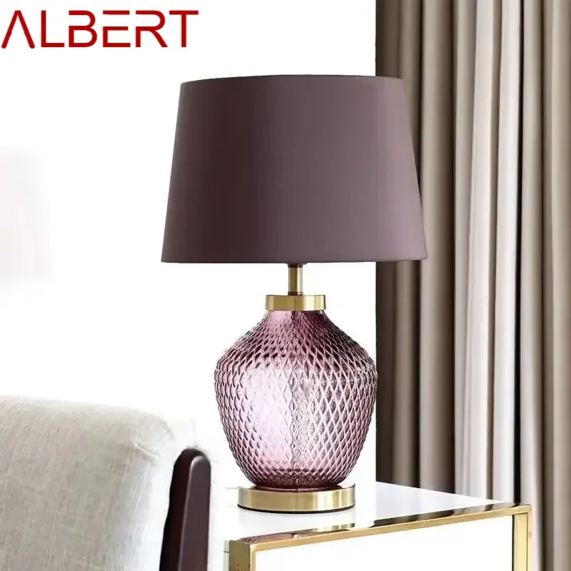 ALBERT Nordic Modern Table Lamp Fashionable Art Blue Iiving Room Bedroom  Hotel LED Personality Originality Desk Light