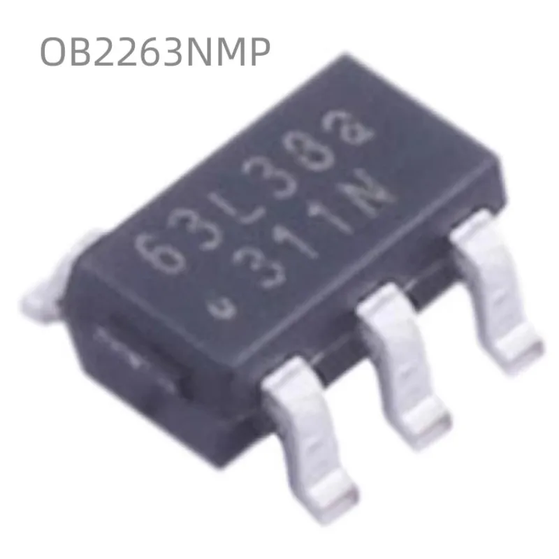 10pcs novo OB2263NMP gerenciamento de energia LCD LED drive current mode PWM controle circuito integrado IC SOT-23-6