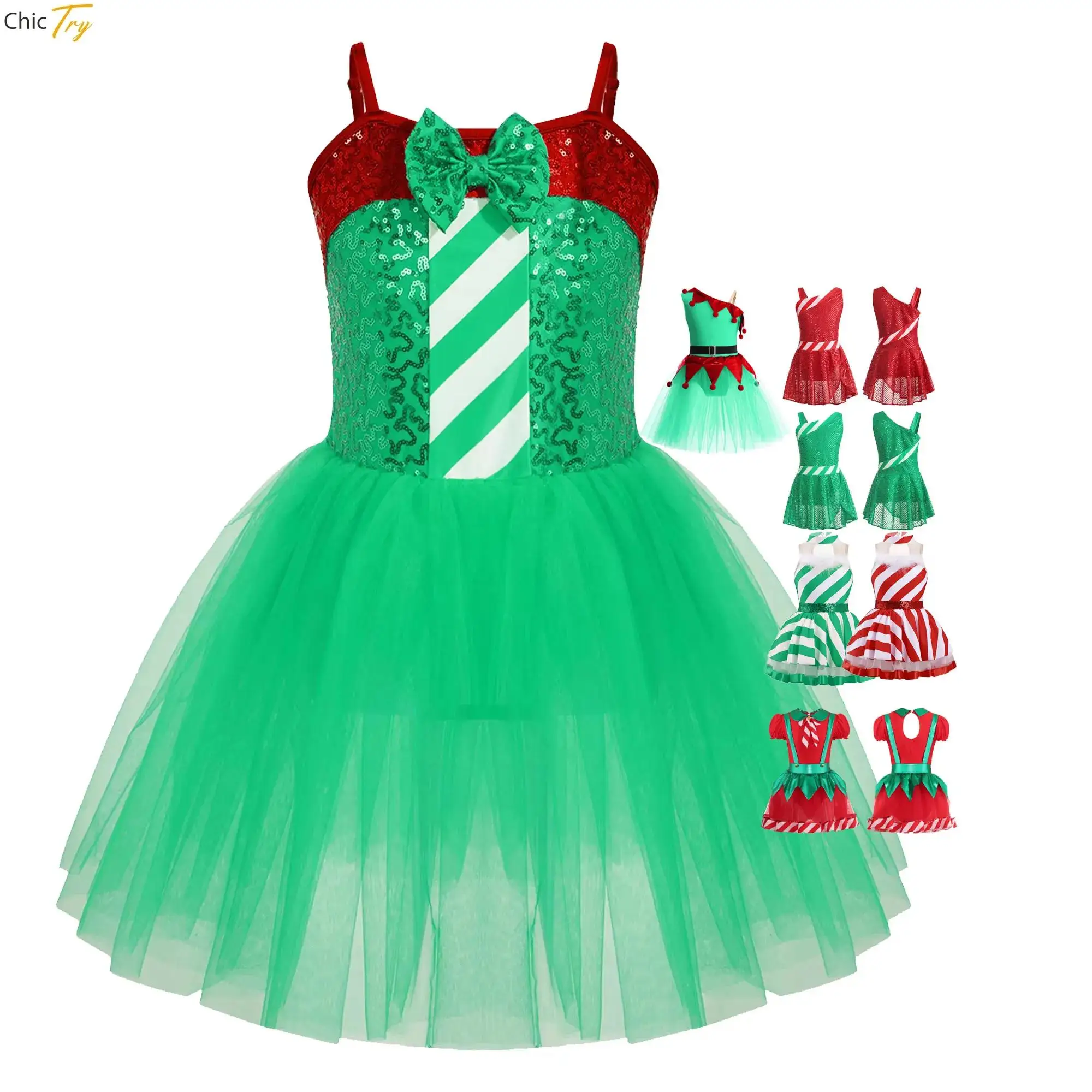 crianca-meninas-lantejoulas-ballet-tutu-vestido-de-danca-listra-ginastica-atletica-collant-patinacao-artistica-dancewear-natal-elf-festa-traje