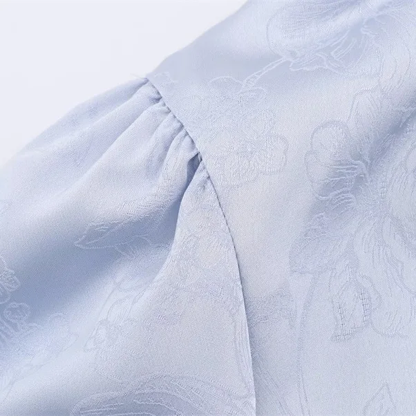 NINE ZAR Top largo de satén de seda para mujer, sensación irt con nudo, corte holgado, Material de terciopelo, agradable para la piel, transpirable