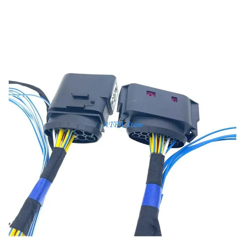 U13C Easy Install Xenon Headlight Connector Wiring Harness For MK5 Golf MK4 2005-2010