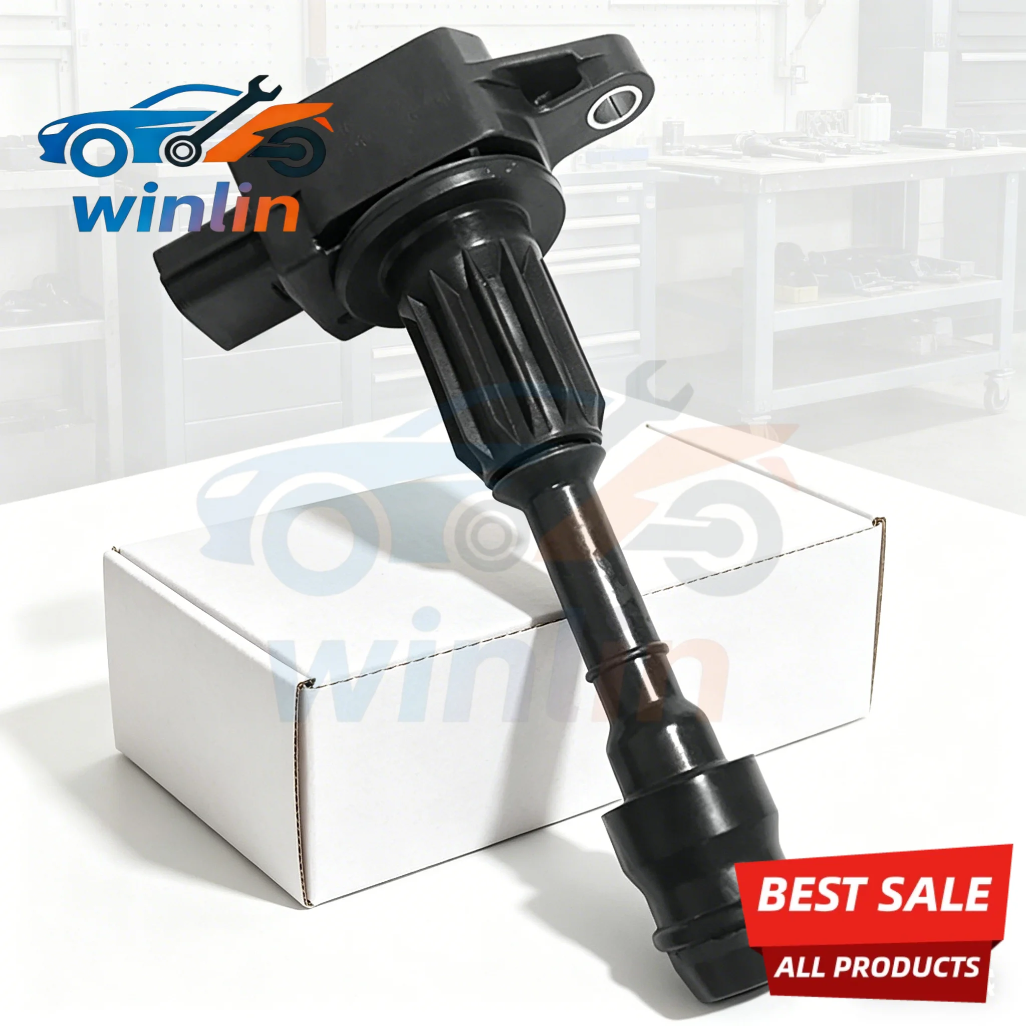 

Комплект из 4 OEM-катушек зажигания 22448-AX001 22448AX001 для Nissan Tiida Sunny Almera Bluebird HR15DE 1.5L